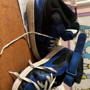 Blue and black Nikes for sale!!!!